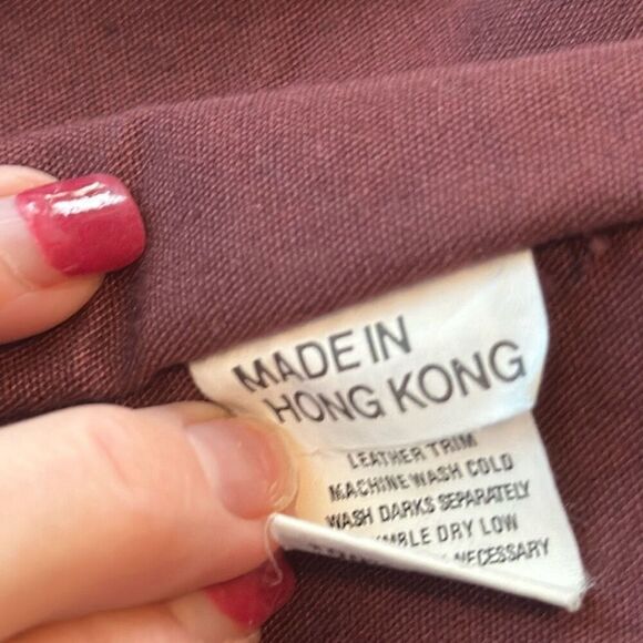 Timberland Weathergear Mens Burgundy Canvas Barn Chore Coat Jacket Size L Large - Picture 13 of 13